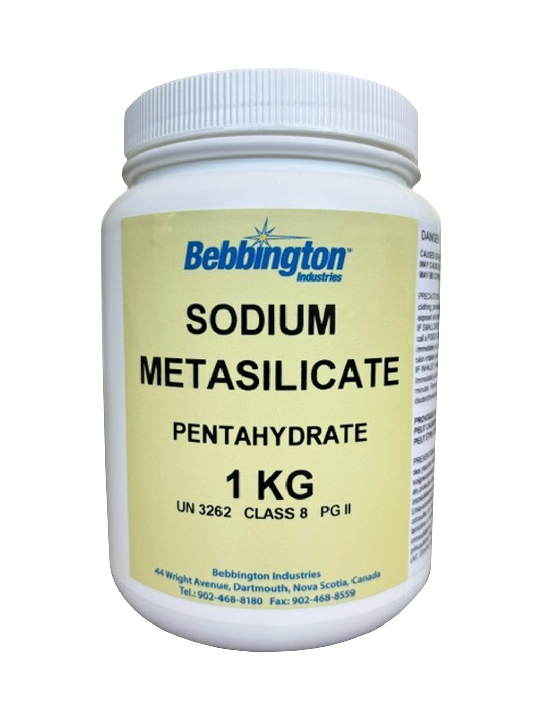 Metasilicate Charge SODIUM METASILICATE (METSO) – Bebbington Industries